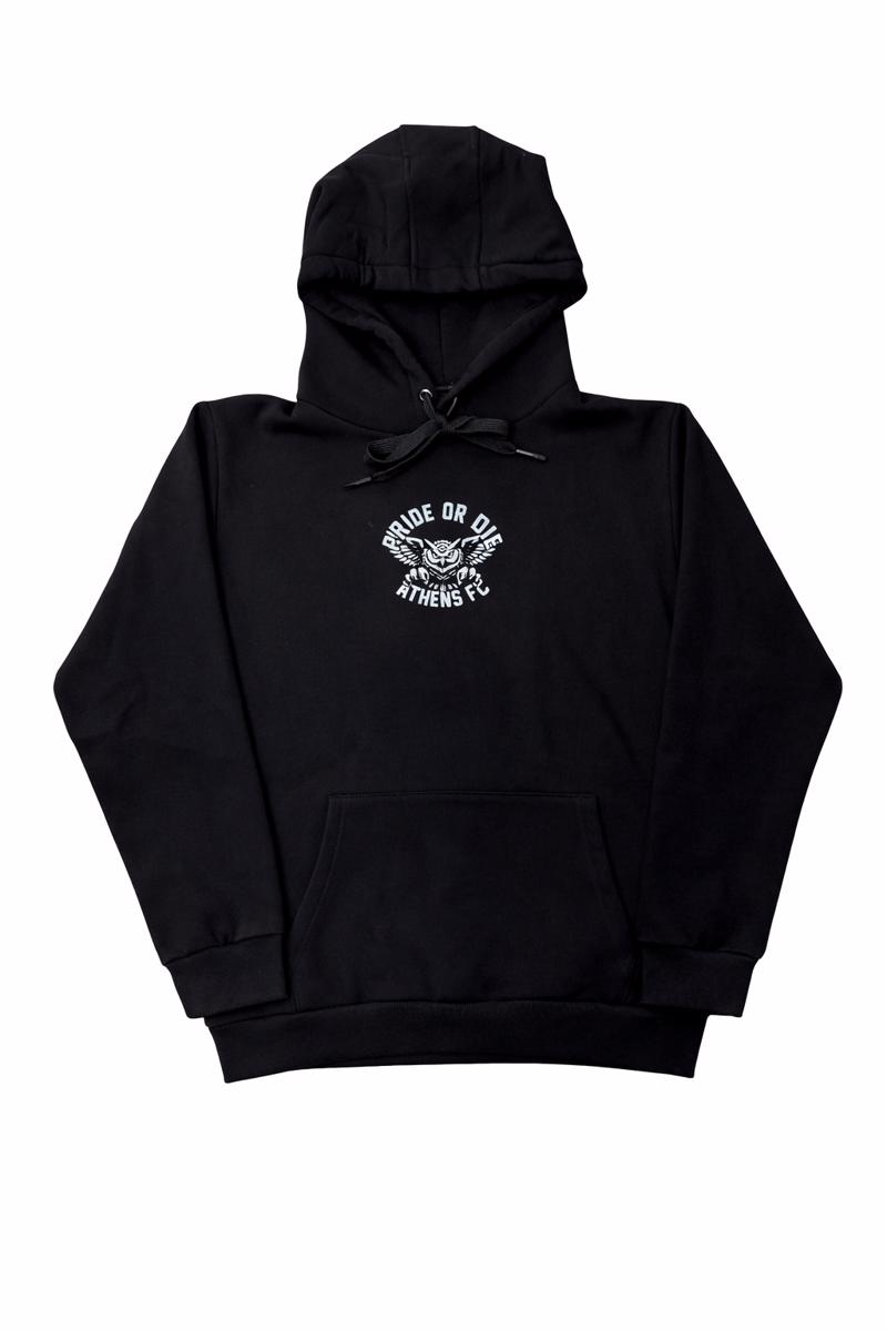 PRIDE OR DIE ATHENS FIGHT CLUB hoodie -black